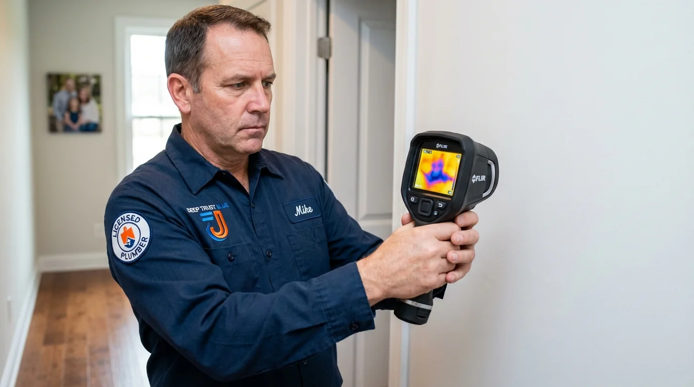 Thermal imaging leak detection by Johns Plumbing LLC in Ozona